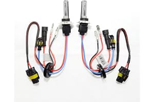 CNLIGHT 55W H7 4300K HID Xenon Replacement Bulb Bulbs for Headlight Head Lamps (4300K)