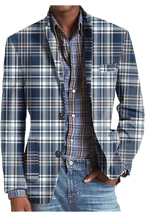 Traje De Hombre Slim Traje De Negocios Boda Fiesta Chaqueta