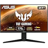 ASUS TUF VG27AQL1A 27 Inch WQHD Gaming Monitor with 170Hz Refresh Rate 1ms Response Time in-Built 2W Speakers and USB 3.0 Con