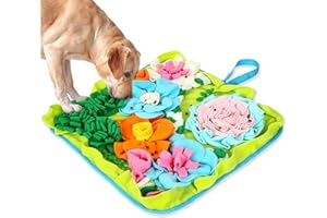PUHOHUN Tapis Snuffle pour Chiens, Jouet de Jeu Interactif pour l'Alimentation des Chiens, Tapis de Fouille pour l'Entraînement à l'Odeur, Jouet pour Chiens de Grande, Moyenne et Petite Taille