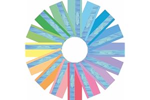 Crossbow Education The Original Duo Reading Ruler Dyslexia Overlays - Multi-Colour (Pack of 16) UK - With Flexible Durable Case - Dyslexia Aids and Visual Stress Specialists