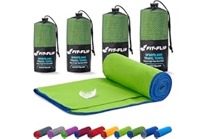 ‎FIT-FLIP Fit-Flip Mikrofaser Handtuch - kompakt, leicht und schnelltrocknend - Microfaser Handtücher - als Reisehandtuch, Sporthandtuch, Strandtuch und Badetuch groß - Fitness, Sport, Schwimmen