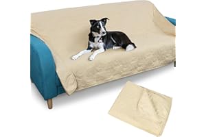 Pawsee Coperta impermeabile per cani, copridivano lavabile per animali domestici, tappetino di protezione per mobili antiscivolo, 203 x 152 cm