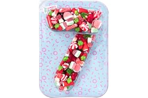 GOMMY´S FACTORY Gommy's Factory Party Numbers nº 7. Tarta de gominolas para cumpleaños con forma de números. 500g de chuches