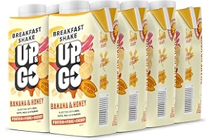 UP&GO UP & GO Breakfast Drink - Banana & Honey, High Protein, Calcium & Fibre (300Ml x 8 Bottles)