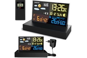 Berdsen väderstation trådlös digital hygrometer DCF barometer