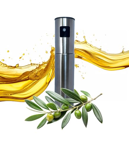 Spray Huile Cuisine 2 Pièces - Vaporisateur Huile Air Fryer - Acier Inoxydable 100ml - Pour Cuisson Saine Et Grill