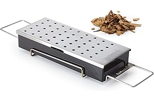 Barbecook Caja Ahumadora Universal para Barbacoas de Gas, Gris, 10x4.5x36.30 cm, 2239870000