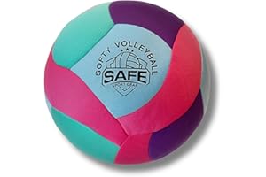 Safe Sport Gear Softy Volleyball - Balón de Voleibol Súper Suave Diseñado para un Juego sin Dolor - Increíble para Niños con Sensación y Rebote Realistas Entrenamiento