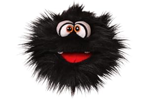 Living Puppets W825 Mannequin à Main pour Adultes et Enfants Noir Taille 20 cm Lavage à la Main