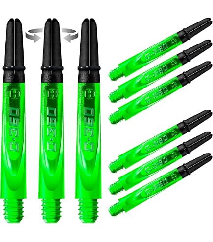 Harrows Silika No.6 Dart Flights - 5 Sets (15 Flights), 100 Micron, Extra Strong, Made In UK, Green