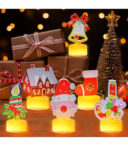 Hekasvm 6 LED-Teelichter In Sternform – Batteriebetrieben, Flammenlos, Für Weihnachtsdeko