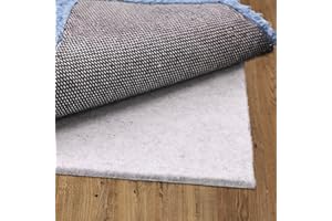 HOMEK Non-Slip Rug Pad, 80×180cm Rug Gripper, 100% Felt + Rubber Backing, Anti-Skid Underlay for Area Rugs, Carpets, Gripper Pad Keep Rugs in Place, Ideal for All Floors