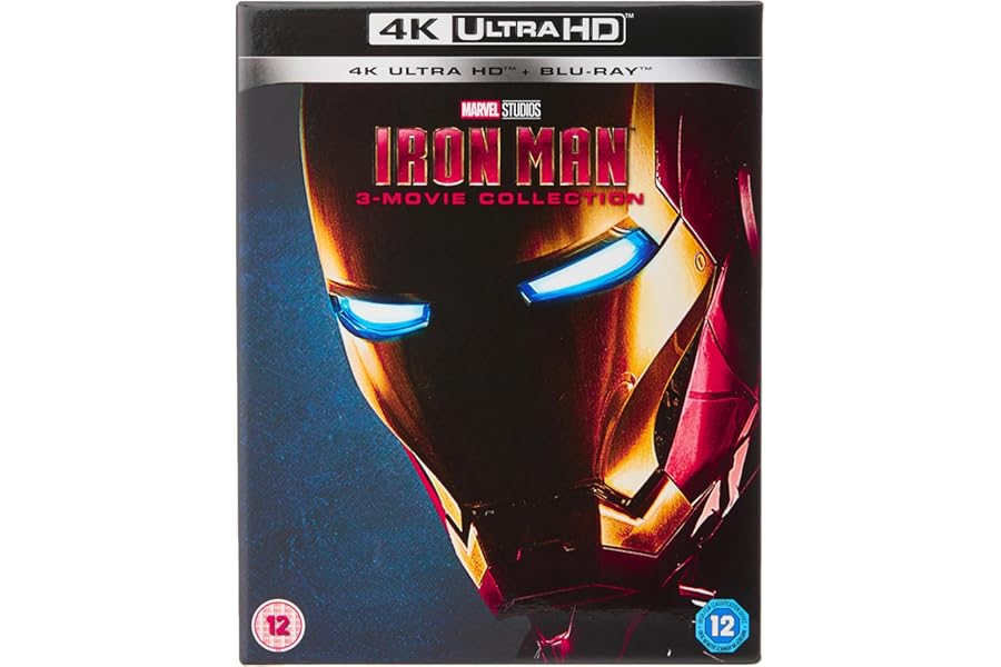 Iron Man 4K Ultra-HD Trilogy [Blu-ray] [2019] [Region Free]
