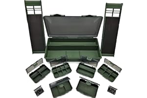PALADIN FISHING PALADIN Zubehör Angel Box Set - Karpfen Tackle Rig Kleinteile Angelbox - 11 Teilig
