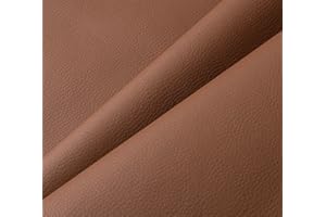 IPEA Kunstleder Braun für Dekor und Beschichtung 140 x 50 cm - Made in Italy - Kunstleder für Sofas, Stühle, Kleidung, Accessoires - Polsterstoff Bezugsstoff Lederoptik - Halben Meter