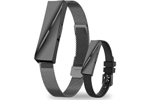 MOIKMLIH 170+ Sportifs Fitness D'activité Tracker, IP68 Smart Bracelet Santé avec APP, Surveillance Continue l'hypertension/Fréquence Cardiaque/Oxymétrie/Sommeil/Stress/HRV, Rappel D'appel/SMS, 2 Bracelets