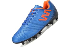Lvptsh Boys Girls Football Boots Kids Athletic Soccer Cleats Shoes Indoor Outdoor Spikes Football Competition Shoes Boy's Sneakers