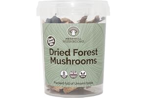 Merryhill Mushrooms - Dried Forest Mushrooms (Porcini, Chanterelle, Woodear Mushrooms) (35g)