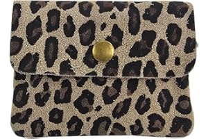 ‎MODAMODA DE modamoda de P09 Damen Geldbörse aus Echtleder Klein 11x1x8 cm Handmade in Italy