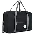 for Airlines Underseat Cabin Bag 45x36x20 Foldable Travel Duffel Bag Holdall Tote Carry on Luggage Overnight for Women and Men 25L