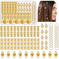 70 Stück Haarschmuck Set – Zopfringe, Haarclips, Perlen, Für Dreadlocks, Partys & Hochzeiten