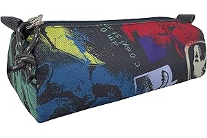 CYPBRANDS Jurassic World - Estuche Portatodo Cilindro, Cierre de Cremallera, Accesorio Escolar, Multicolor (CyP Brands)