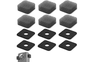 VRIG Set of 6 Microphone Windmuff for Insta360 X5 / X4 / X3 / ONE Anti-Noise Windbreak Sponge Cushion Effectively Reduces Noise and Improves Sound Quality