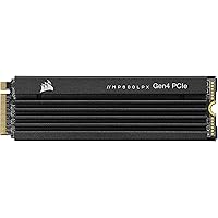 Corsair MP600 PRO LPX 1TB M.2 NVMe PCIe x4 Gen4 SSD - Optimised for PS5 Black, 1 Count