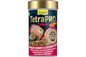 Tetra Pro Colour Multi-Crisps - Alimento completo con un valor nutritivo óptimo, concentrado de color adicional realza la coloración de los peces, lata 100 ml