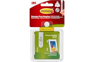 Command 17202 Kleine Klebestreifen zum Aufhängen, weiß, 17205-12