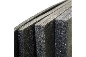 ImballaggiPer Lastra in Polietilene Espanso PE, Protezione per Mobili e Superfici Verniciate, Nero, Spessore 15 mm, 120 x 200 cm