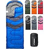MalloMe Sac de Couchage Adulte Enfant Hiver Été Printemps Automne - Duvet 1 Personne - Imperméable Sacs de Couchage de Dampin