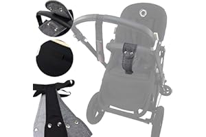 BAMBINIWELT BY RAFAEL K. BAMBINIWELT hochwertiger Schrittgurt, Rutschgurt für Kinderwagen, Haltegurt für Bugaboo Cameleon, Donkey, Fox (schwarz)