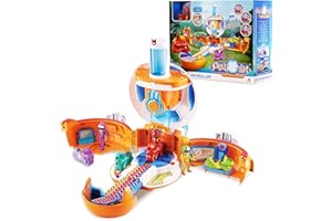 ALPHA TOYS PETRONIX DEFENDERS 3-in-1 Headquarter Transformer Playset, transformująca figura, transformująca zabawka dla chłopców i dziewczynek w wieku 3+ lat, EU820410