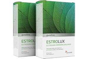 Equilibre Hormonal Femme et Menopause Traitement - Iode, Chlorella, Melisse, Vitamine B6, Algues Brunes - 120 gélules Estrolux de Sensilab
