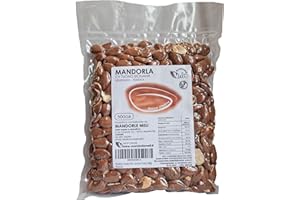 MANDORLE MELI Mandorle Tostate Siciliane - Frutta Secca Fonte di Vitamine e Fibre - Senza Glutine (Siciliana Tuono, 500g)