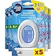 Ambi Pur Bagno, Profumatore per Ambienti, Fragranza Lenor Risveglio Primaverile, 5 Profumatori, Deodorante Ambiente Con Tecno