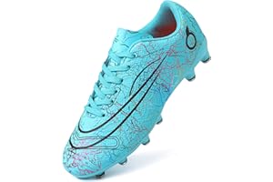 Dhinash Fußballschuhe Herren Stollen Fussballschuhe Kunstrasen Fussball Schuhe Spikes Trainingsschuhe Turnschuhe Outdoor Football Schuhe Gr.40-46