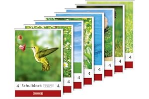 BRUNNEN Baier schneider &staufen bloc-notes animaux kopfverleimt cm - 8 trous format a5 80 g/m ², ligne