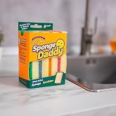 Sponge Daddy Bulaşık S&uuml;ngeri (4'l&uuml; Paket)