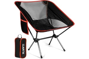 NLMWTI Silla Plegable Camping, Chaise de Camping, Chaise Pliante Portable Avec Poche
