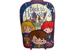 CHARACTEROUTLET HarryPotter Children's Character Foldable Wheeled Trolley Luggage Suitcase Cabin Bag School