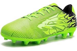 SAEKEKE Scarpe da Calcio FG/AG Bambino e Ragazzi TF Scarpe da Allenamento Uomo Outdoor&Indoor Scarpe da Calcetto Unisex Bambini