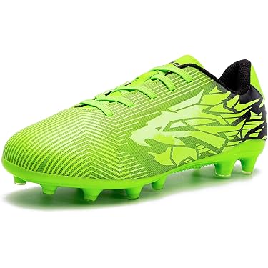 Chaussures De Football Enfant JABASIC Vc018 - Mixte, Semelle Caoutchouc Et Scratch - Pour Terrain Et Salle