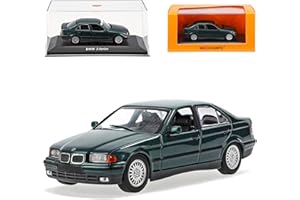 Generisch B*M*W 3er E36 Limousine Dunkel Grün Metallic 1990-2000 1/43 Minichamps Maxichamps Modell Auto