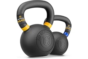 ‎HQ GERMANY HQ Germany® Powdercoat Kettlebell | Vollguss | 2-32kg | Starter-Sets | ±2,0% Gewichtstoleranz