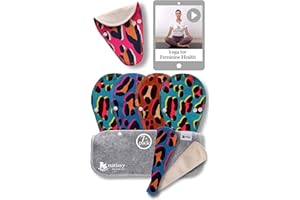 NATISSY Salvaslip Lavabili Cotone Organico TANGA; 7 Pezzi (S) Salvaslip Donna THONG MADE IN EU; Assorbenti Lavabili STRING senza PUL; Salvaslip Riutilizzabili per perdite vaginali, NON per il ciclo menstruale