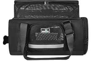 Wakytu Erweiterbare Transportbox für Haustiere von Fluggesellschaften Zugelassen Katzentransportbox Reisetasche für Kleine Hunde