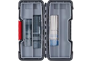 Bosch 30tlg. Stichsägeblatt Set Basic for Wood and Metal (für Holz und Metall, Professional Zubehör Stichsäge)